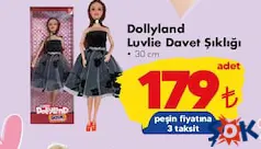 DOLLYLAND OYUNCAK BEBEK LUVLİE DAVET ŞIKLIĞI 30 CM fiyat ve kampanya bilgisi